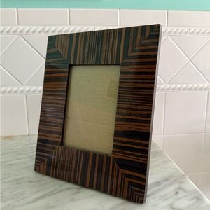 Large Brown Black Picture Frame 4 X 6 picture